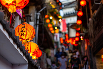 Canvas Print - Jiufen Old Street in Taiwan