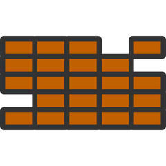 Wall Mural - Brick Wall Icon