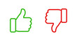 © ValGraphic - Thumb up and thumb down