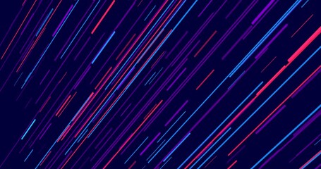 Wall Mural - background of colorful strings. animated loopable background with lines wiggles.
