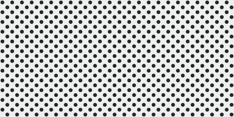 Leinwandbilder - Black polka dots seamless pattern. Vector seamless background for print, surface application and decoration.