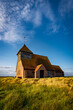 Historic church in marshlands, England