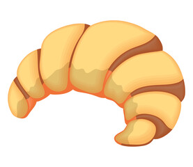 Sticker - fresh croissant bread food