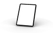 © vegefox.com - Modern black tablet computer isolated on white background. Tablet pc
