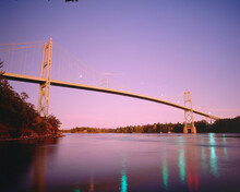 Bridge To USA, 1,000 Islands, St.Lawrence River, Ontario, Canada