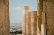 Columnas de una construcción griega. Acrópolis