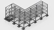 Steel Structure - SET1 - HQ Isometric View 4