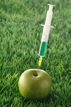 Apple Being Injected