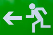 © Designpics - Emergency Exit Sign, Bretagne, France