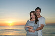 © Designpics - Portrait of Couple at Sunset, Reef Playacar Resort and Spa, Playa del Carmen, Mexico