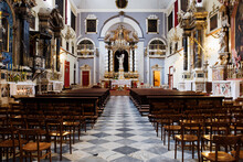 Interior Of St Saviour's Church, Dubrovnik, Croatia