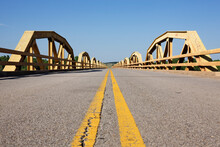 The Pony Bridge Over The Canadian River, Route 66, Oklahoma, USA