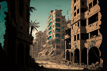 the Syrian city of Homs. Generative AI