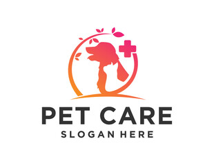 Wall Mural - Logo about Pet on white background. created using the CorelDraw application.