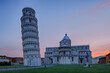 © Designpics - Leaning Tower of Pisa and Duomo de Pisa at Sunset, Piazza dei Miracoli, Pisa, Tuscany, Italy