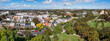 © Austockphoto - Panorama aerial view of a city park surrounded by residential streets
