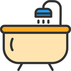 Poster - Bathtub Icon