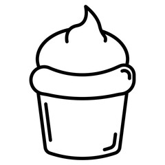 Poster - cupcake icon