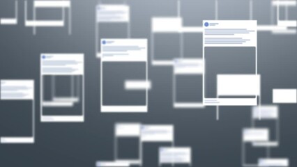 4K Social media background