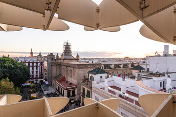 Poster - View from Setas of Seville, Spain