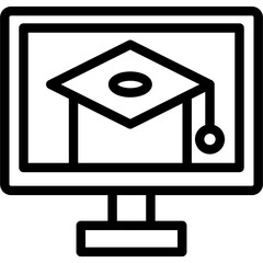 Sticker - E Learning Icon