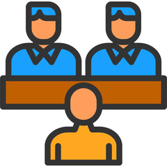 Sticker - Job Interview Icon