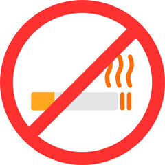 Canvas Print - No Smoking Icon