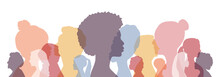 Women Of Different Ethnicities And Ages Stand Side By Side Together.