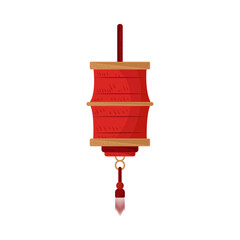 Canvas Print - chinese red lamp