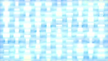 Wall Mural - delicate sky blue 3d cuboids shuffle - abstract geometric backdrop - loop video