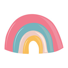 Canvas Print - rainbow cartoon icon