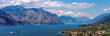 Blick vom Aussichtspunkt in Brenzone sul Garda am Monte Baldo