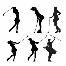 Golf Silhouette Vector 
Silhouette Of Golf Player
Silhouette Of A Player
