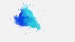 watercolor splashes. ink slow motion transition reveal. 