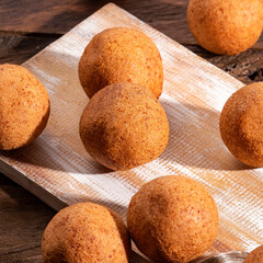 Wall Mural - Colombian fried buñuelos - Traditional Colombian food