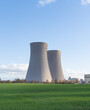 nuclear power plant in the field