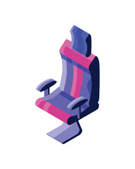 Sticker - isometric office chair icon