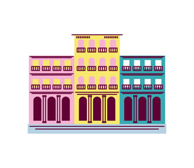 Sticker - classic buildings icon