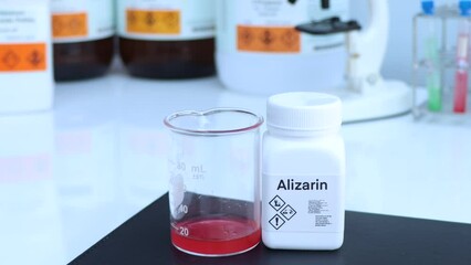 Poster - Alizarin in bottle 