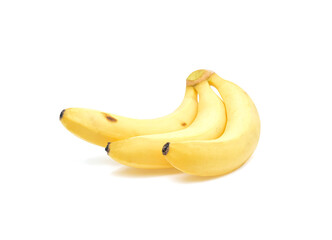 Wall Mural - Bananas isolated on white background