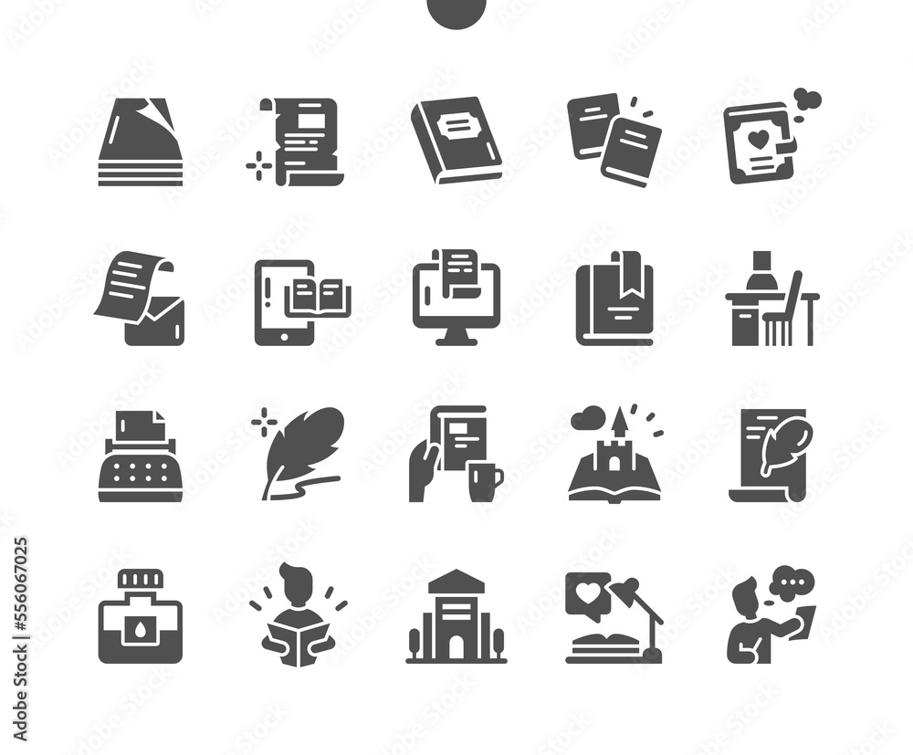 Literature. Paper, letter, scroll, book and diary. Novel, manuscript ...