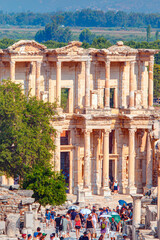 Wall Mural - Celsus Library in Ephesus - Selcuk, Turkey