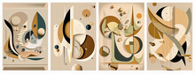 Modern Wall Decor. Geometry Abstract Shapes