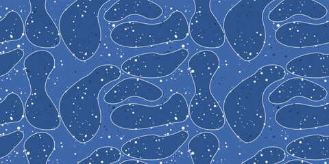 Poster - Pattern of macro liquids. Texture bacteria pattern. For print and stylish illustrations. Application on pillows, textiles, packaging, notebooks.