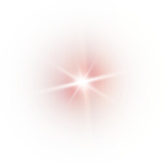 Wall Mural - pink star light sparkle