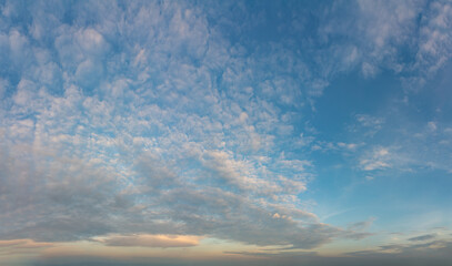 Wall Mural - fantastic clouds at sunrise