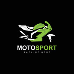 MotorSport Logo, Vector Motor, Automotive Design, Repair, Spare Parts, Motorcycle Team, Vehicle Buying and Selling, and Company Brand