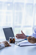 © ArLawKa - Doctor talking to patient in clinic office Female patient sitting in medical chair while explaining to doctor about health problem at hospital, consultant concept
