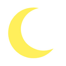 Yellow Moon Icon