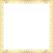 © Phoebe Yu - Luxury golden square frame botanic garden vingate pattern